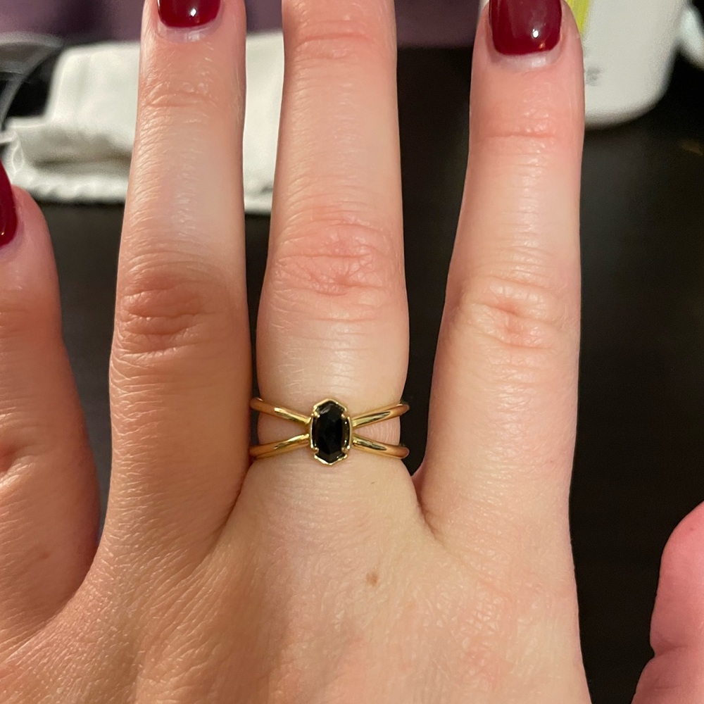 Gold Kendra Scott Ring